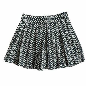Banana Republic Black and White Mini Skirt